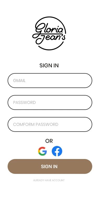 Rebranded mobile app screen 2