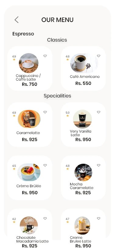 Rebranded mobile app screen 5