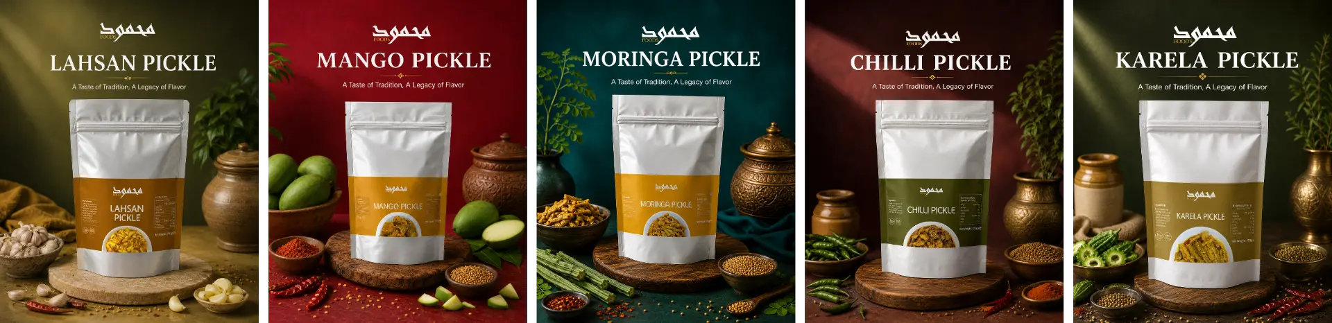 Mehmood Foods pickle product photography